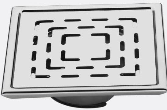 D603 SS FLOOR TRAP 150*150 SATIN