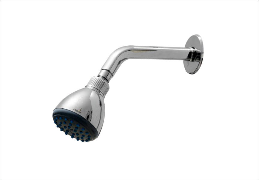 DA02-ABS ZOOM ROUND SHOWER 3" WITH ARM