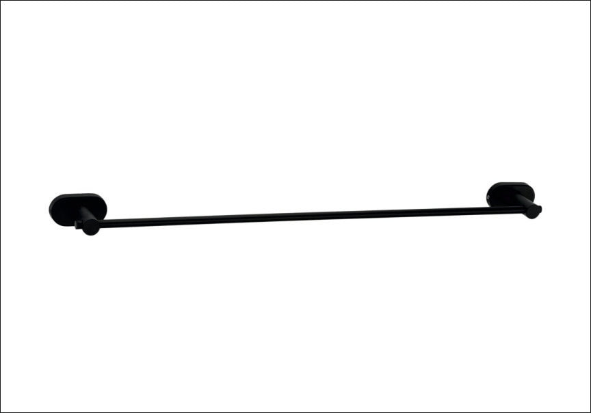DB102-DOVE BLACK TOWEL ROD 24"