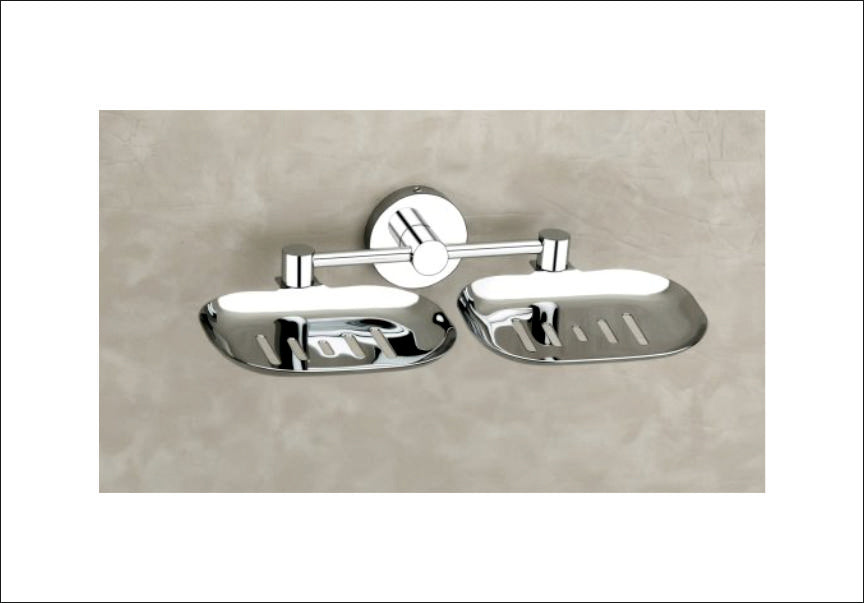 DC404-CLASSIC DOUBLE SOAP DISH