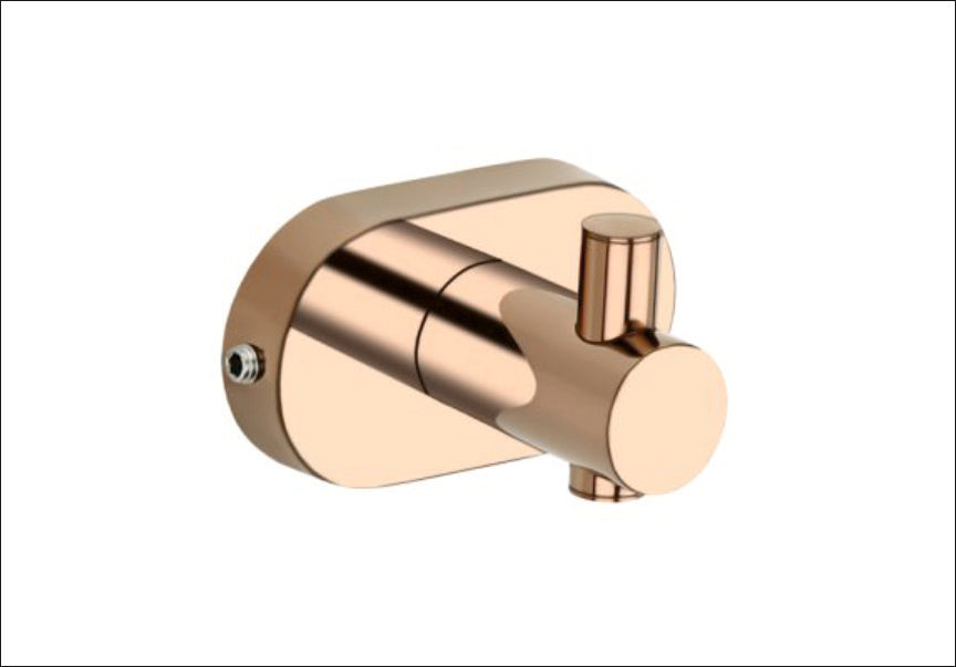 DR106-DOVE ROSE GOLD ROBE HOOK