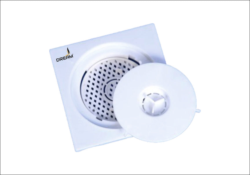 FT01-FLOOR TRAP CLASSIC WHITE