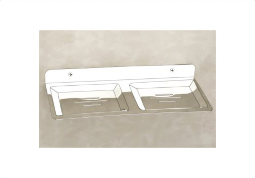 KD603-K2 DOUBLE SOAP DISH