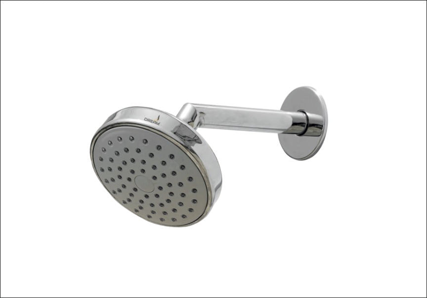 OHS10-ABS 5" JAQ. ROUND SHOWER WITH ARM