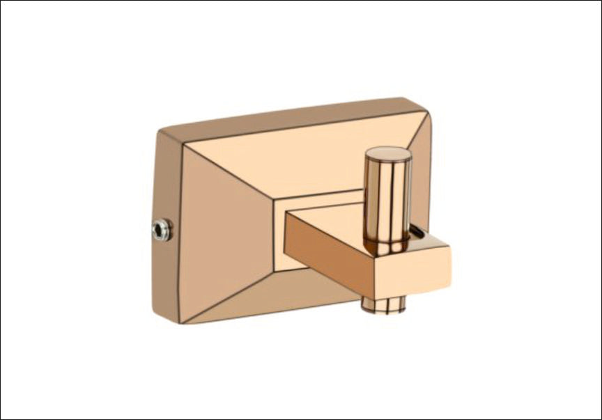 RR106-RICH ROSE GOLD ROBE HOOK