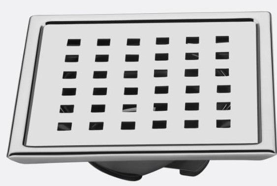 D602 SS FLOOR TRAP 150*150 SATIN