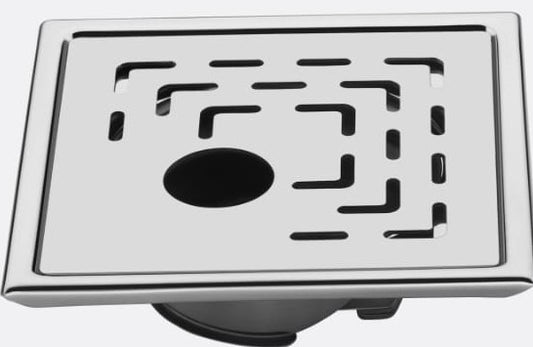 D603H SS FLOOR TRAP 150*150 SATIN (HOLE)