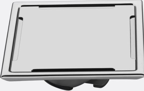 D606 SS FLOOR TRAP 150*150 SATIN