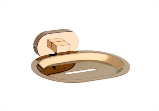 DR103-DOVE ROSE GOLD SOAP DISH