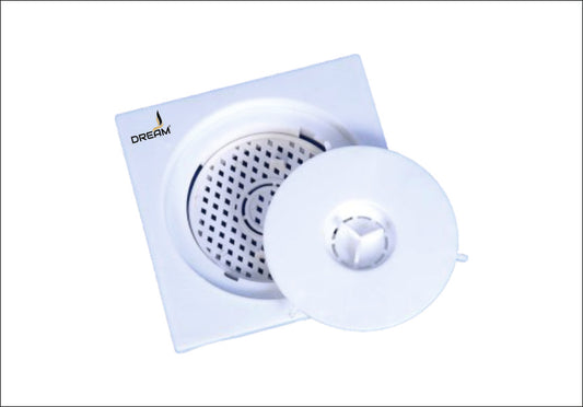 FT01-FLOOR TRAP CLASSIC WHITE