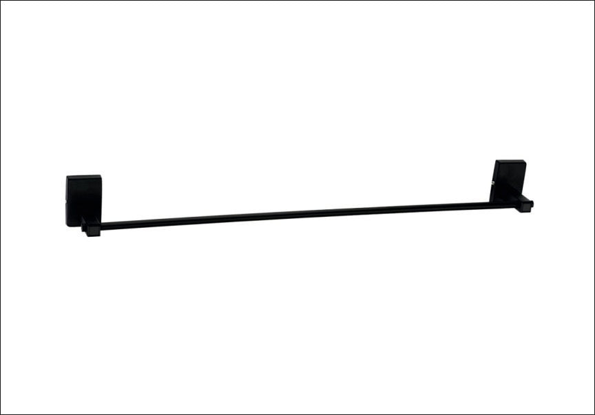 OB102-OCEAN BLACK TOWEL ROD 24"