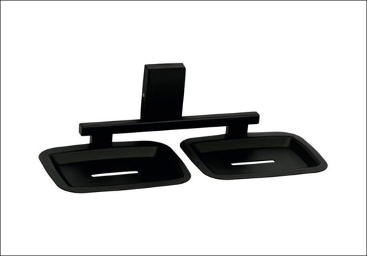 OB109-OCEAN BLACK DOUBLE SOAP DISH