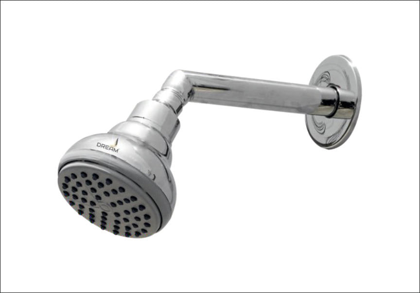 OHS04-ABS 3" ROUND SHOWER WITH ARM