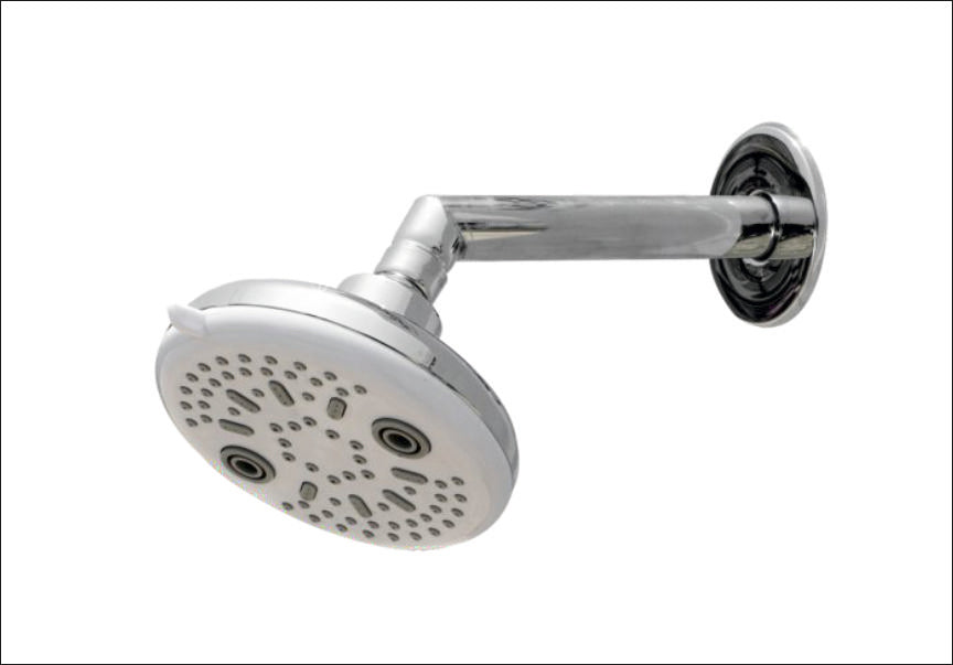OHS12-ABS 4" MULTY FLOW SHOWER WITH ARM